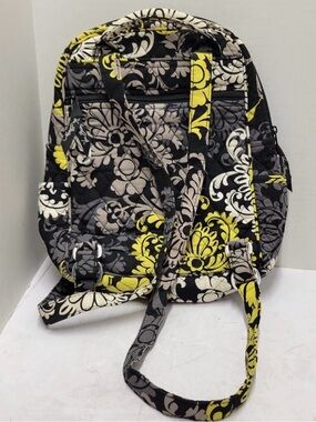 Vera Bradley-Women's Quilted Baroque Floral Print Small Backpack 12x10x3”